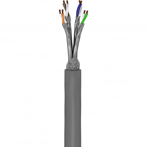 Goobay | CAT 6A Network Cable, S/FTP (PiMF), 50 m | 96093 | S/FTP | Grey