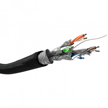 Goobay | CAT 6 Outdoor Network Cable, S/FTP (PiMF), 100 m | 57195 | U/UTP | Black