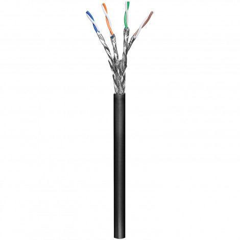 Goobay | CAT 6 Outdoor Network Cable, S/FTP (PiMF), 100 m | 57195 | U/UTP | Black