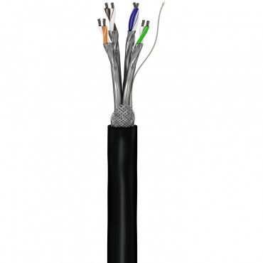 Goobay | CAT 6 Outdoor Network Cable, S/FTP (PiMF), 100 m | 57195 | U/UTP | Black