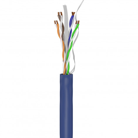Goobay CAT 6A Network Cable, U/UTP | 96097 | U/UTP | Blue