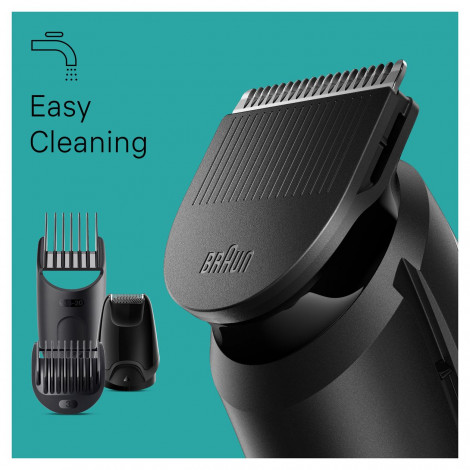 Braun Trimmer | 6-in-1 Style Kit 3 MGK3410 | Cordless | Number of length steps 13 | Black