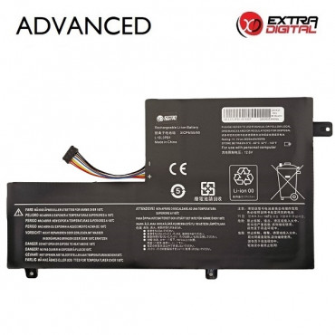 Nešiojamo kompiuterio baterija LENOVO L15L3PB1, 3600mAh, Extra Digital Advanced