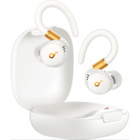 Anker Soundcore | Earbuds with Hook | Sport X20 | Bluetooth | ANC | White/Gold