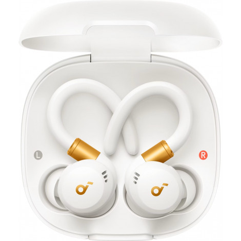 Anker Soundcore | Earbuds with Hook | Sport X20 | Bluetooth | ANC | White/Gold