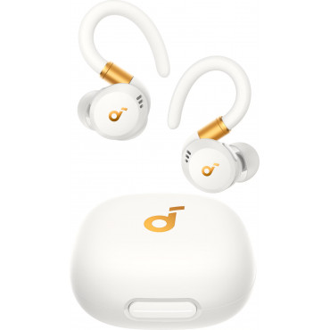 Anker Soundcore | Earbuds with Hook | Sport X20 | Bluetooth | ANC | White/Gold