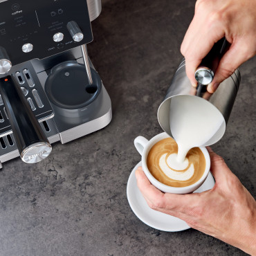 NINJA | Luxe Cafe Essential Espresso Machine | ES501EU | Pump pressure 9 bar | Built-in milk frother | Semi-automatic | Black