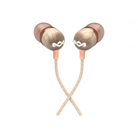 Marley Wired Earbuds | Smile Jamaica | Built-in microphone | USB Type-C | Copper