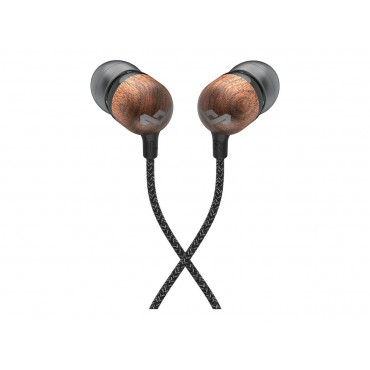 Marley Wired Earbuds | Smile Jamaica | Built-in microphone | USB Type-C | Signature Black