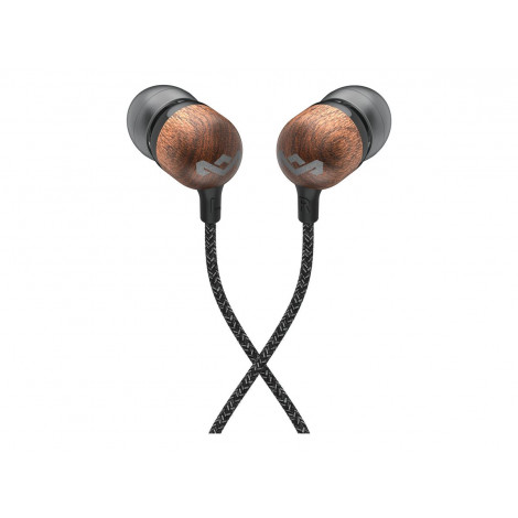 Marley Wired Earbuds | Smile Jamaica | Built-in microphone | USB Type-C | Signature Black