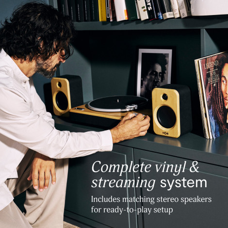 Marley Turntable With Speakers | Stir It Up Wireless 2+ | Bluetooth In/Out