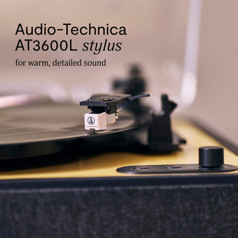 Marley Turntable with Built-In Stereo Speakers | Rise Up | Bluetooth In/Out