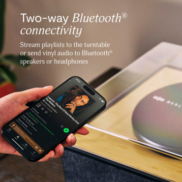 Marley Turntable with Built-In Stereo Speakers | Rise Up | Bluetooth In/Out