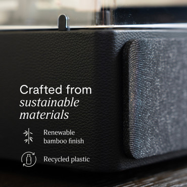 Marley Turntable with Built-In Stereo Speakers | Rise Up | Bluetooth In/Out