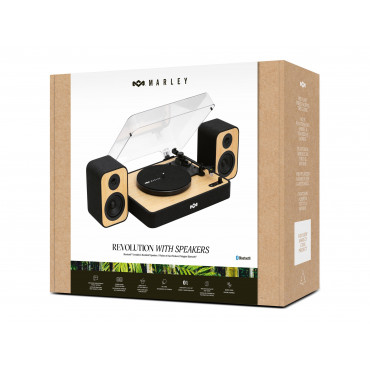 Marley Turntable with speakers | Revolution | Bluetooth In/Out