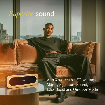 Marley Speaker | Get Together 3 | Bluetooth | Signature Black | Wireless connection