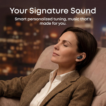 Anker Soundcore Wireless Earbuds | Liberty 5 Pro Max | Bluetooth | In-Ear | Microphone | Black | Noise canceling | Noise reducti