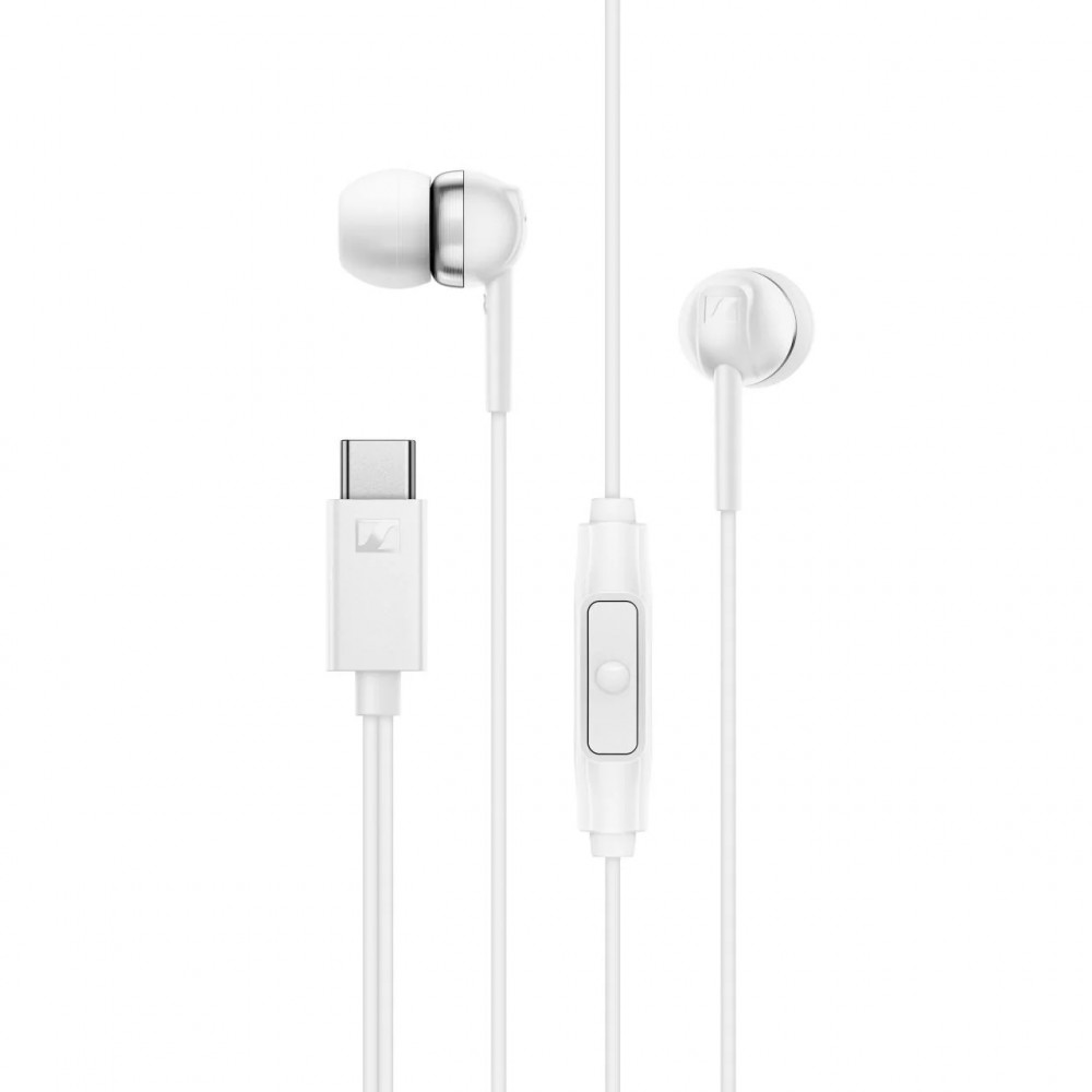 Sennheiser Headphones | CX 80U | Wired | In-ear | Microphone | White