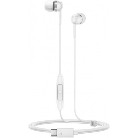 Sennheiser Headphones | CX 80U | Wired | In-ear | Microphone | White