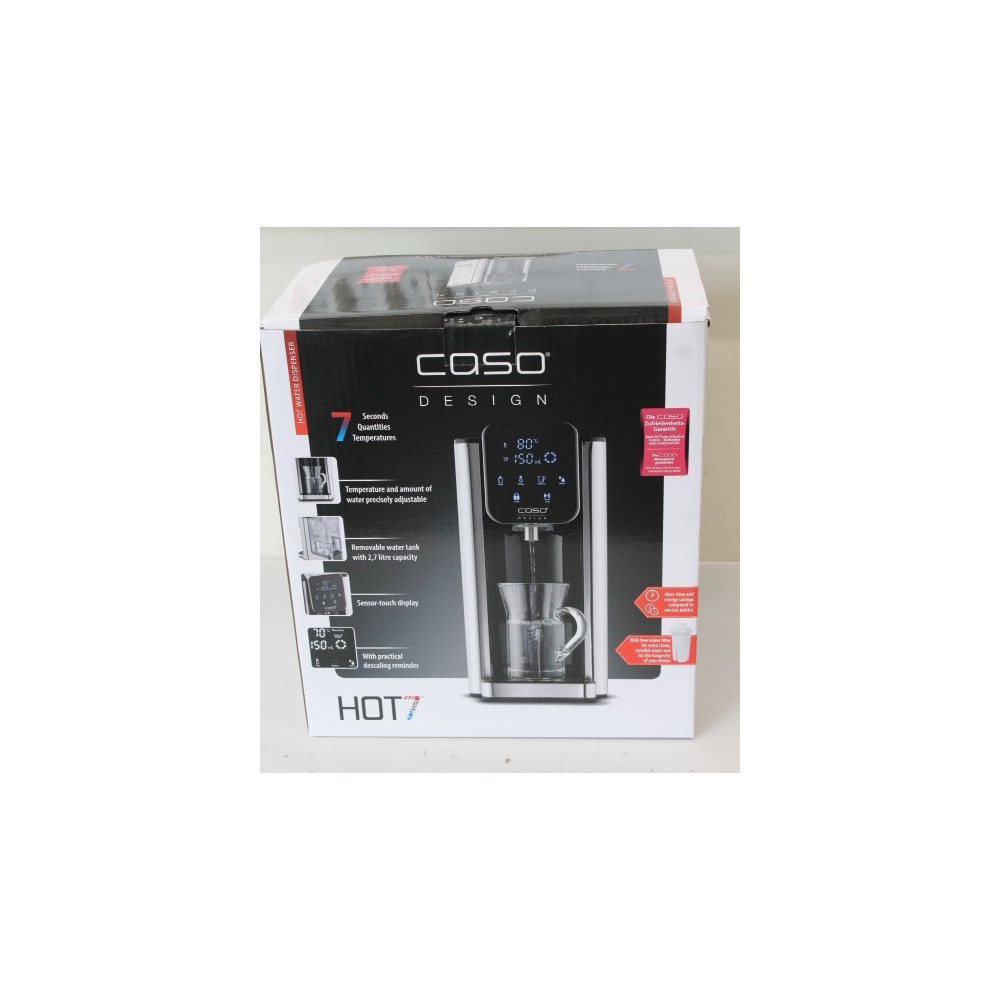 SALE OUT. Caso 01875 HOT 7 Turbo Hot water dispenser, Capacity 2.7 L, Black/Stainless Steel | SALE OUT. Caso Turbo Hot Water Dis