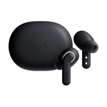Sudio Earbuds | E4 Pro | Bluetooth | In-ear | Microphone | Midnight Black | Noise canceling | Noise reduction | Wireless