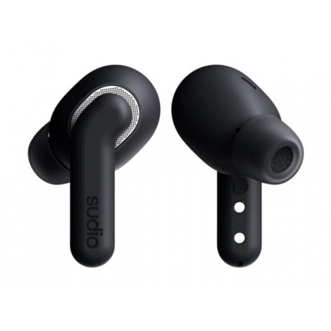 Sudio Earbuds | E4 Pro | Bluetooth | In-ear | Microphone | Midnight Black | Noise canceling | Noise reduction | Wireless