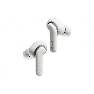 Sudio Earbuds | E4 Pro | Bluetooth | In-ear | Microphone | Cloud White | Noise canceling | Noise reduction | Wireless