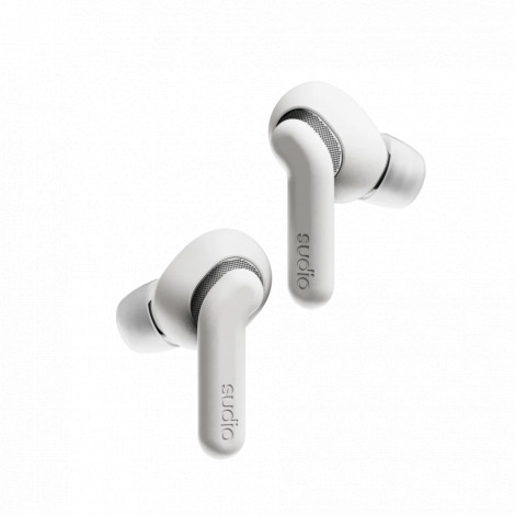 Sudio Earbuds | E4 Pro | Bluetooth | In-ear | Microphone | Cloud White | Noise canceling | Noise reduction | Wireless
