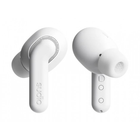 Sudio Earbuds | E4 Pro | Bluetooth | In-ear | Microphone | Cloud White | Noise canceling | Noise reduction | Wireless
