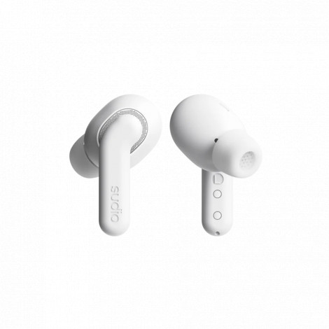 Sudio Earbuds | E4 Pro | Bluetooth | In-ear | Microphone | Cloud White | Noise canceling | Noise reduction | Wireless