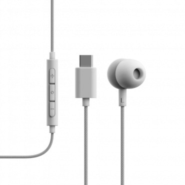 Sudio Earbuds | V3 | USB-C | In-ear | Microphone | Grey White