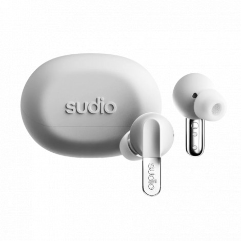 Sudio Earbuds | N3 Pro | Bluetooth | In-ear | Microphone | Chrome White | Noise canceling | Wireless