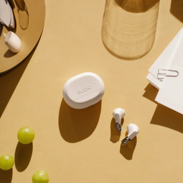 Sudio Earbuds | N3 | Bluetooth | On-ear | Microphone | Milky White | Wireless