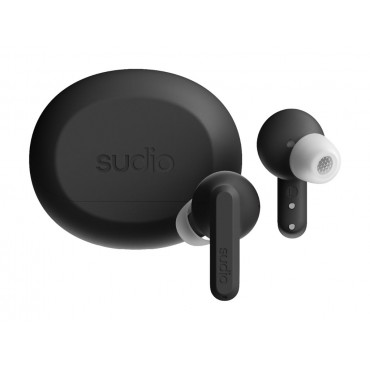 Sudio Earbuds | A3 Pro | Bluetooth | In-ear | Microphone | Cloudy Black | Noise canceling | Wireless