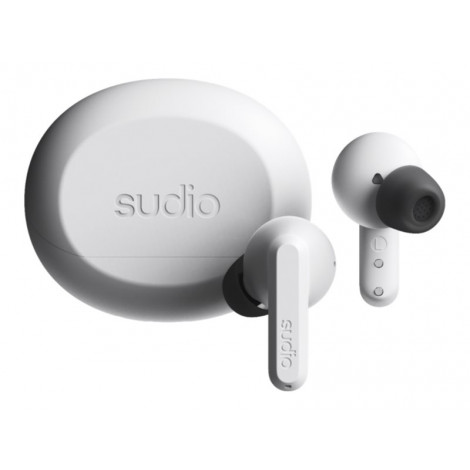 Sudio Earbuds | A3 Pro | Bluetooth | In-ear | Microphone | Fog White | Noise canceling | Wireless