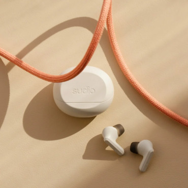 Sudio Earbuds | A3 Pro | Bluetooth | In-ear | Microphone | Fog White | Noise canceling | Wireless