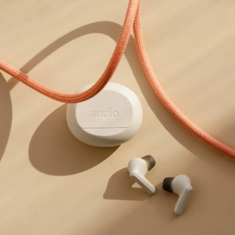 Sudio Earbuds | A3 Pro | Bluetooth | In-ear | Microphone | Fog White | Noise canceling | Wireless