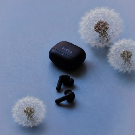 Sudio Earbuds | C8 | Bluetooth | Microphone | Black | Noise canceling | Noise reduction | Wireless