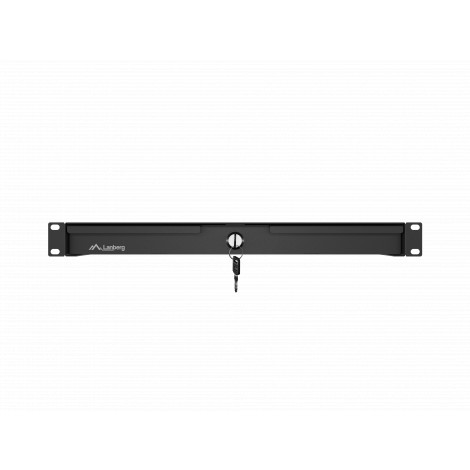Lanberg AK-2002-B | 19" Drawer 1U, max load capacity up to 30 kg assembly | 48.26 x 27 x 4.4 cm | Black