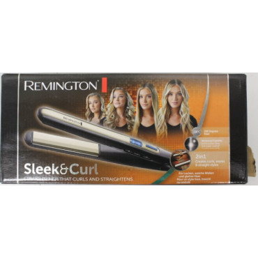 SALE OUT. | Remington Hair Straightener | S6500 Sleek & Curl | Warranty 24 month(s) | Ceramic heating system | Display Yes | Tem