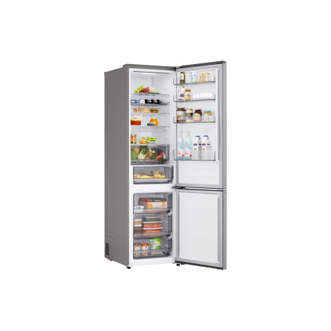 LG GBBS312CPY Refrigerator, C, Free-standing, Combi, Height 1.86 m, Net fridge 220 L, Net freezer 113 L,Stainless Steel | LG