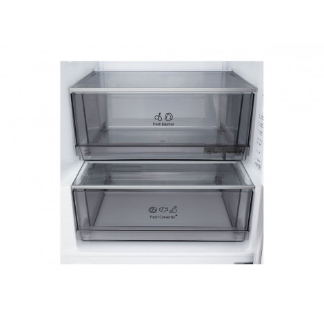 LG GBBS312CPY Refrigerator, C, Free-standing, Combi, Height 1.86 m, Net fridge 220 L, Net freezer 113 L,Stainless Steel | LG