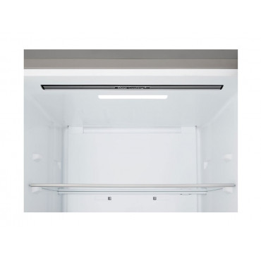 LG GBBS312CPY Refrigerator, C, Free-standing, Combi, Height 1.86 m, Net fridge 220 L, Net freezer 113 L,Stainless Steel | LG
