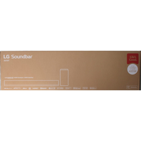 SALE OUT. LG Soundbar SG10TY for TV with Dolby Atmos 3.1 Channel | LG | Soundbar Sound System with Dolby Atmos and 3.1 Channels 