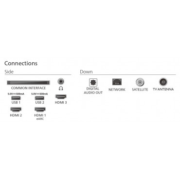 Philips LED 4K TV | 55PUS7000/12 | 55 | Smart TV | TITAN OS | Black