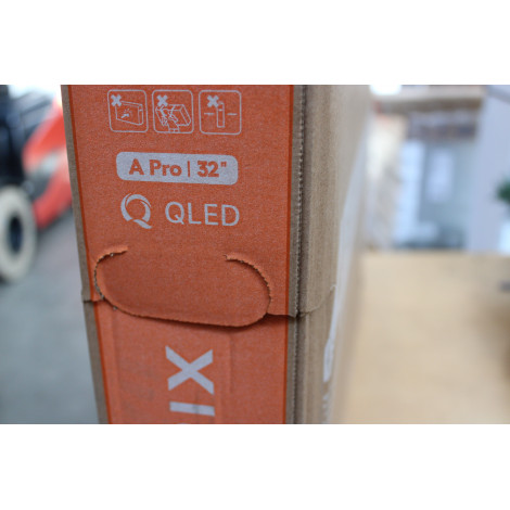 SALE OUT. | Xiaomi QLED TV A Pro 2026 | 32" | Smart TV | Google TV | HD | Dark Gray | DAMAGED PACKAGING, CRACKED BODY (BACKSIDE,