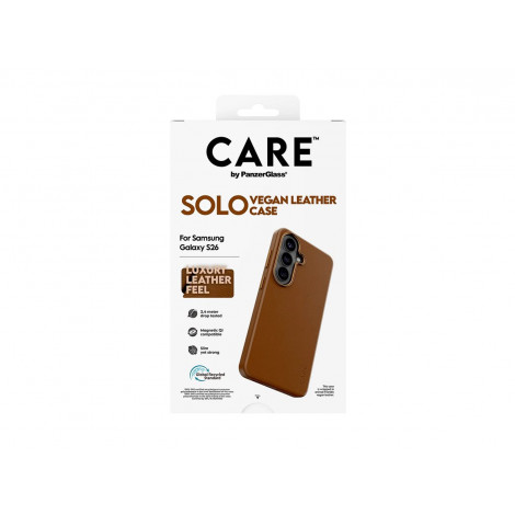 CARE by PanzerGlass Solo Case Brown Samsung New Galaxy S26