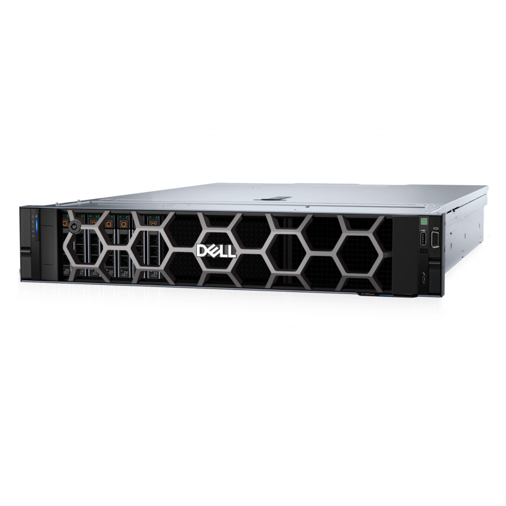 Dell PowerEdge | R760xs | Rack (1U) | Intel Xeon | 1 | Silver 4510 | 12 | 24 | 2.4 GHz | 1x32GB/1x2.4TB | Up to 12 x 3.5" | Hot-
