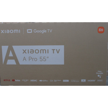 SALE OUT. Xiaomi QLED TV A Pro 2026 55'' | SALE OUT. Xiaomi QLED TV A Pro 2026 | 55 | Smart TV | Google TV | 4K UHD | DAMAGED PA