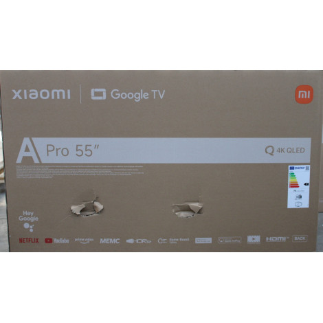 SALE OUT. Xiaomi QLED TV A Pro 2026 55'' | SALE OUT. Xiaomi QLED TV A Pro 2026 | 55 | Smart TV | Google TV | 4K UHD | DAMAGED PA